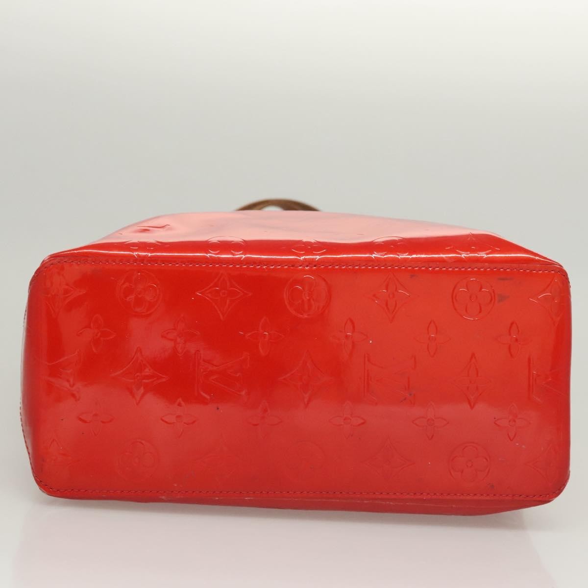 Louis Vuitton Reade Handbag Monogram Vernis, RED, PATENT_LEATHER, Handbag