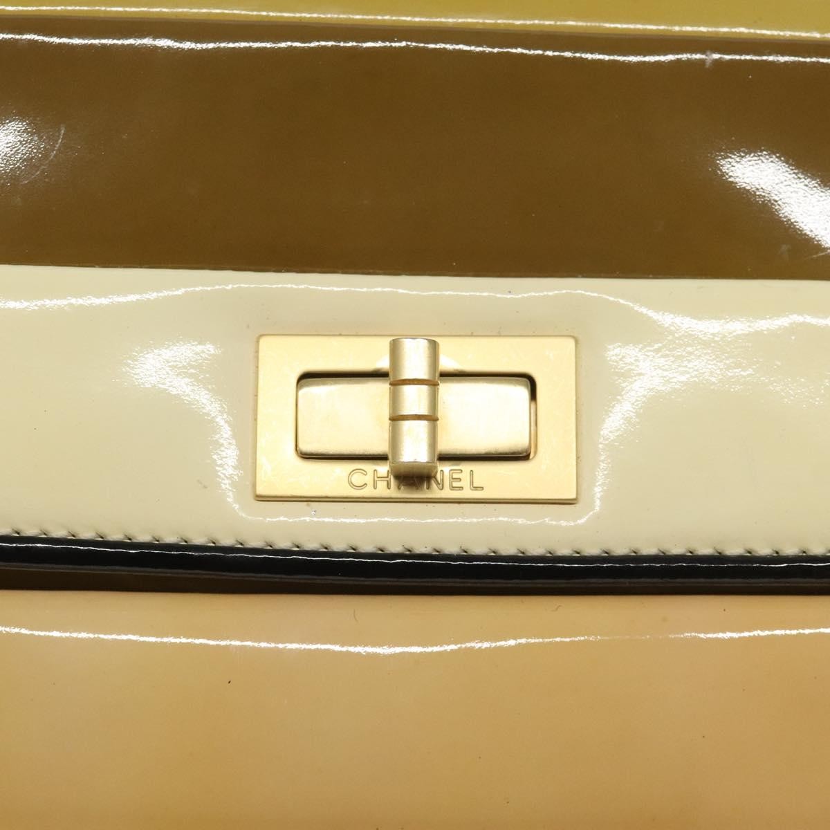 Chanel Chain Shoulder Bag Patent leather, GOLD, PATENT_LEATHER, Shoulder bag