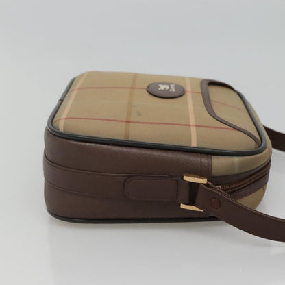 Burberry Nova check Shoulder bag Canvas, BEIGE, CANVAS, Shoulder bag