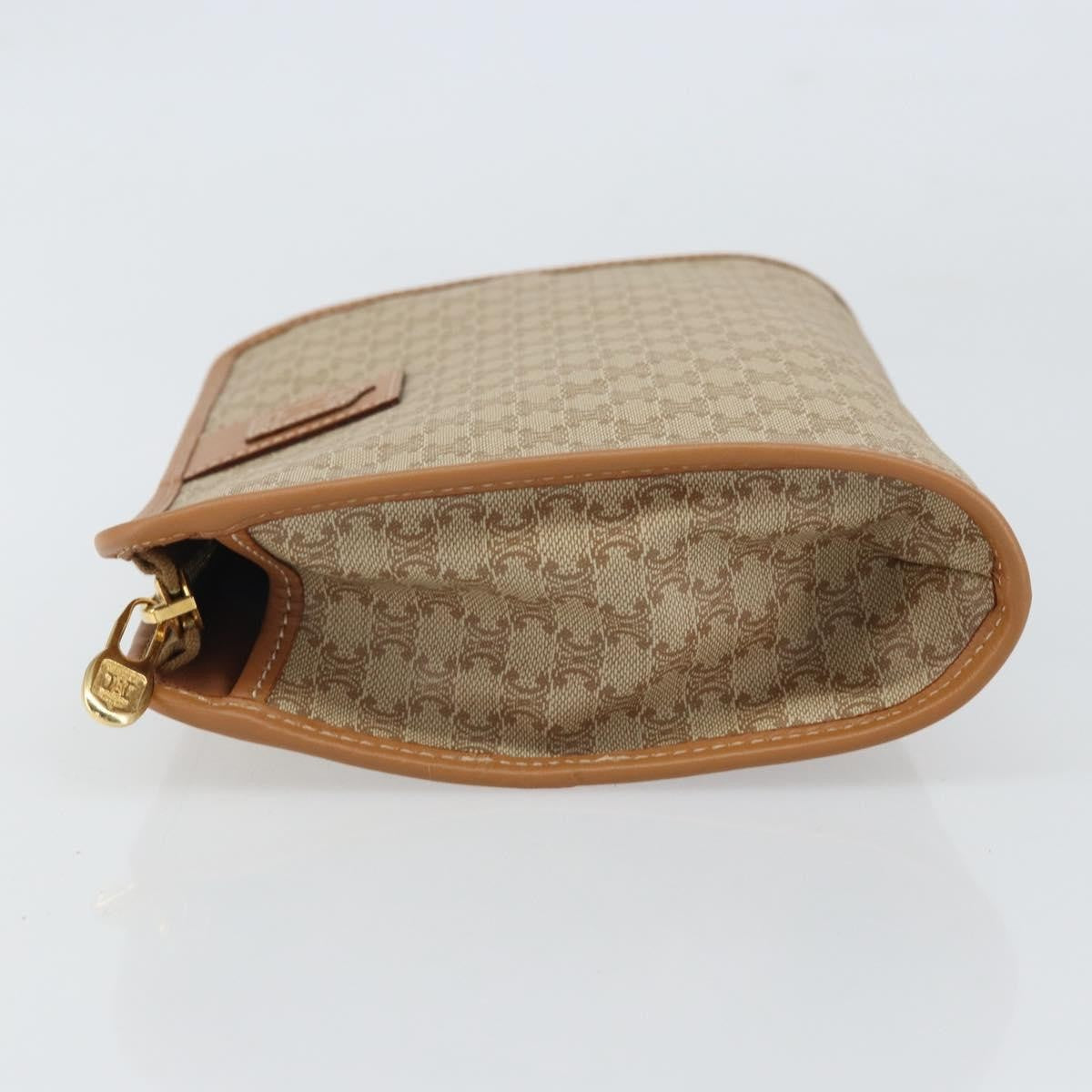 Celine Macadam Pochette Classic, BEIGE, CANVAS, Clutche & pouche
