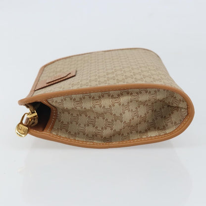 Celine Macadam Pochette Classic, BEIGE, CANVAS, Clutche & pouche