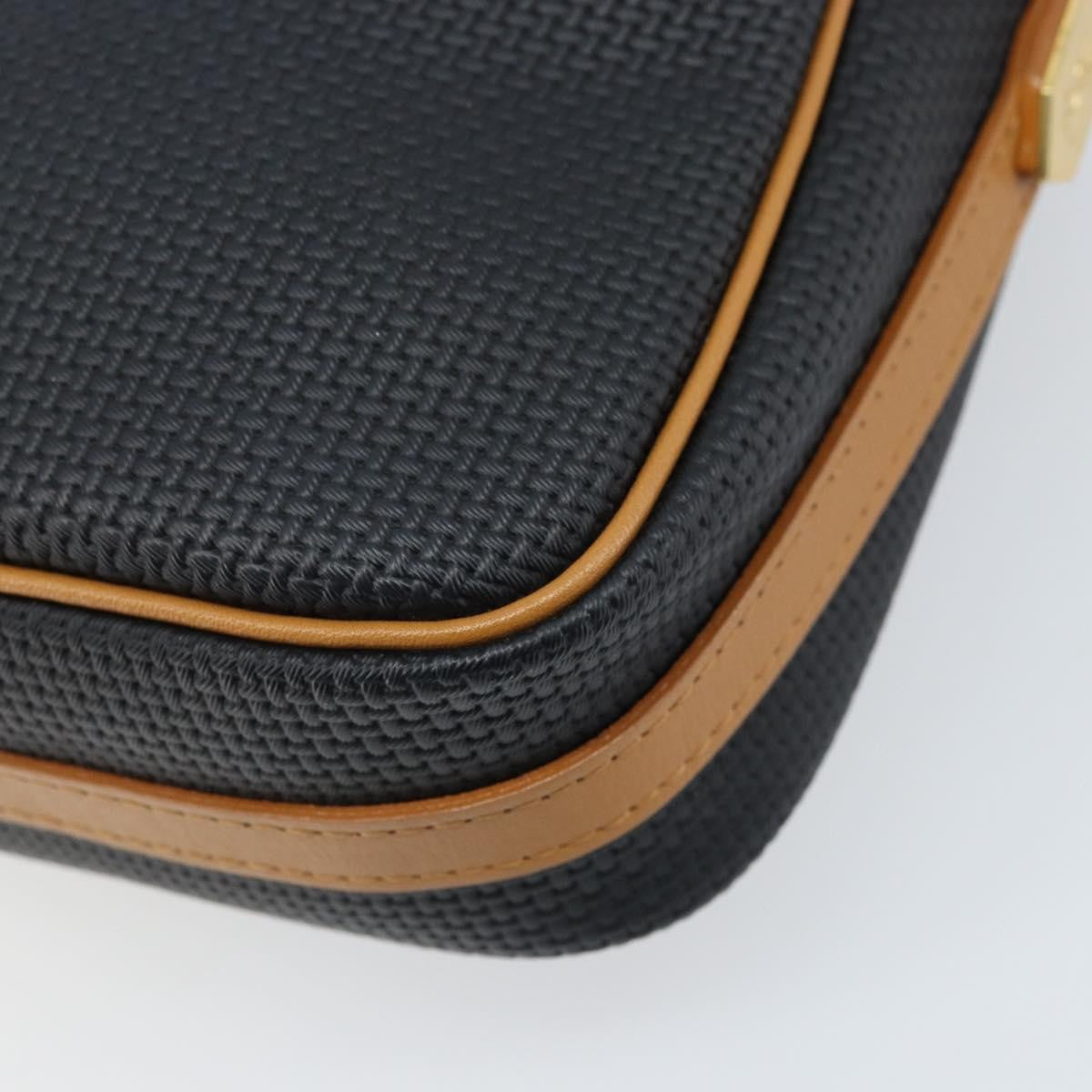 Saint Laurent Vintage Shoulder Bag Canvas, Navy, Canvas, Shoulder Bag