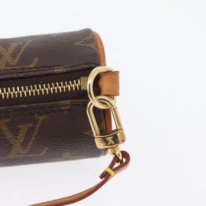 Louis Vuitton Papillon Pochette Monogram Canvas, BROWN, CANVAS, Clutche & pouche