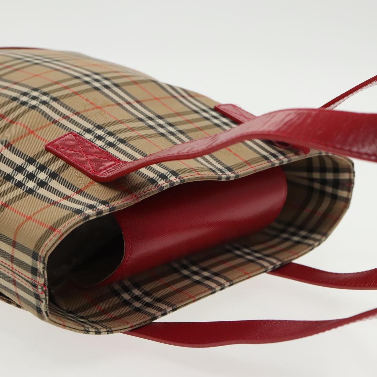 Burberry Nova Check Tote canvas check pattern, BEIGE, CANVAS, Tote bag