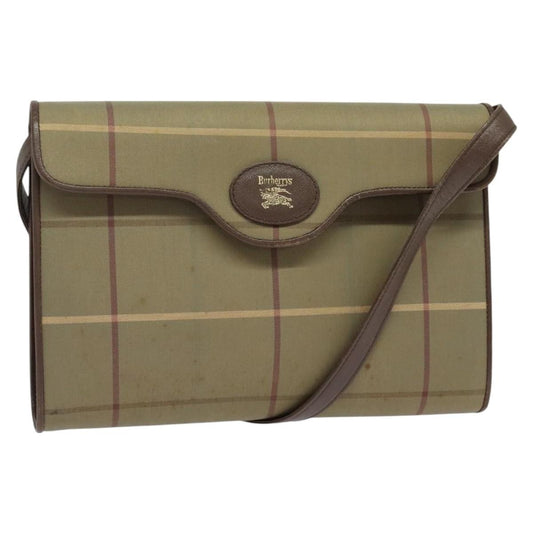 Burberry Nova check Shoulder bag Canvas, BEIGE, CANVAS, Shoulder bag