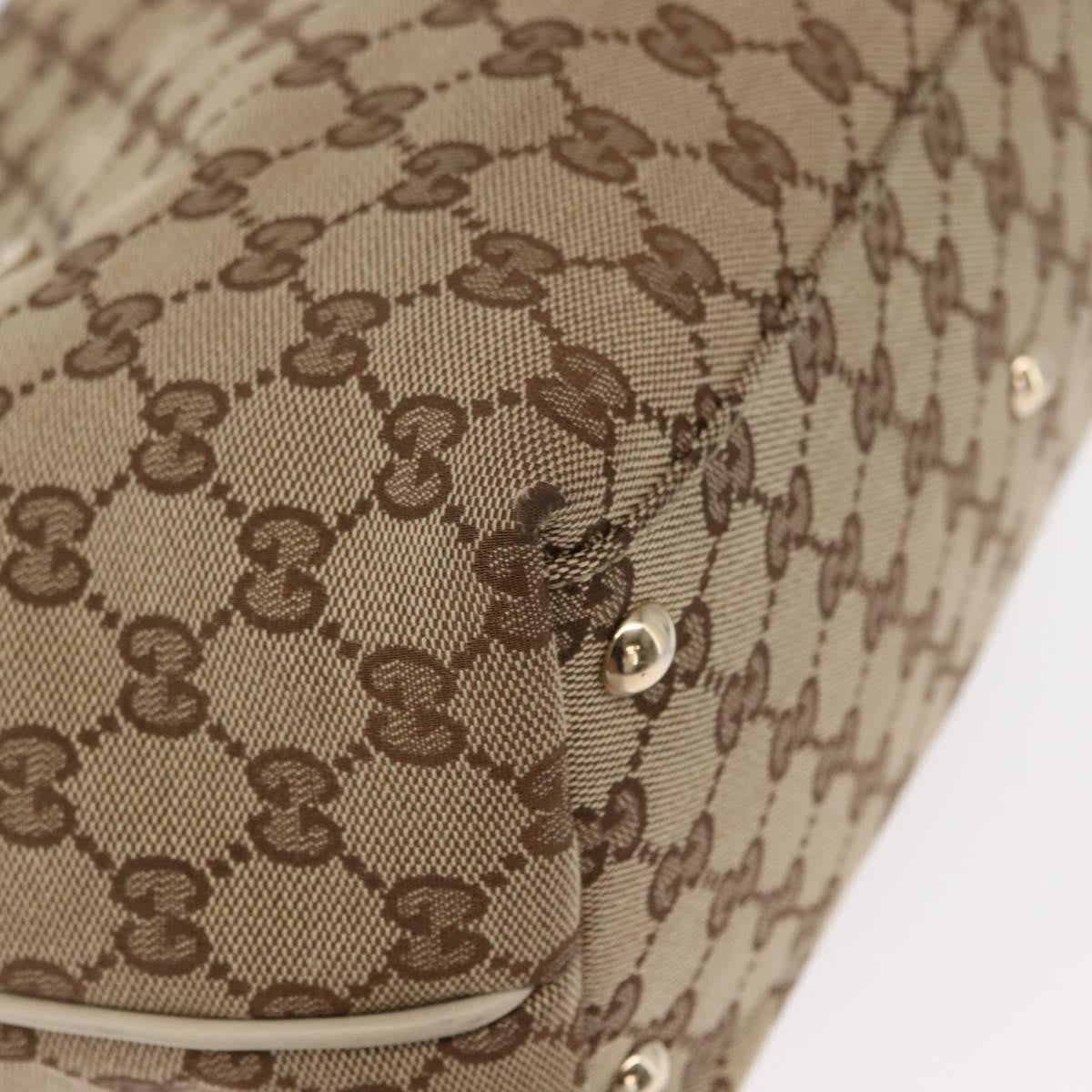 Gucci New Britt Tote GG Canvas, BEIGE, CANVAS, Tote bag