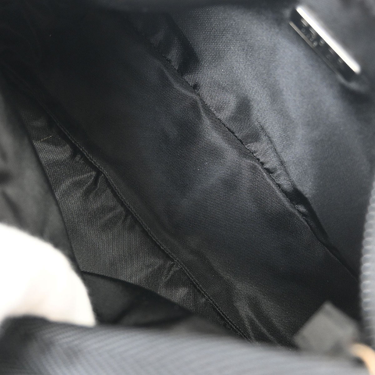 Prada Hobo Tessuto, BLACK, NYLON, Handbag