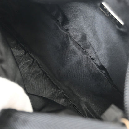 Prada Hobo Tessuto, BLACK, NYLON, Handbag
