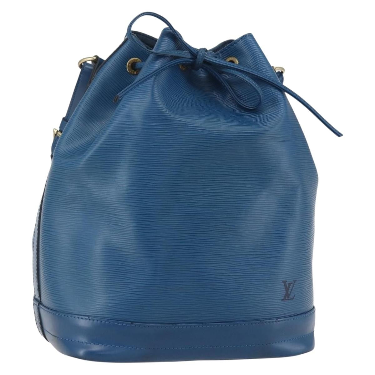 Louis Vuitton Noe Handbag Epi Leather, BLUE, LEATHER, Shoulder bag
