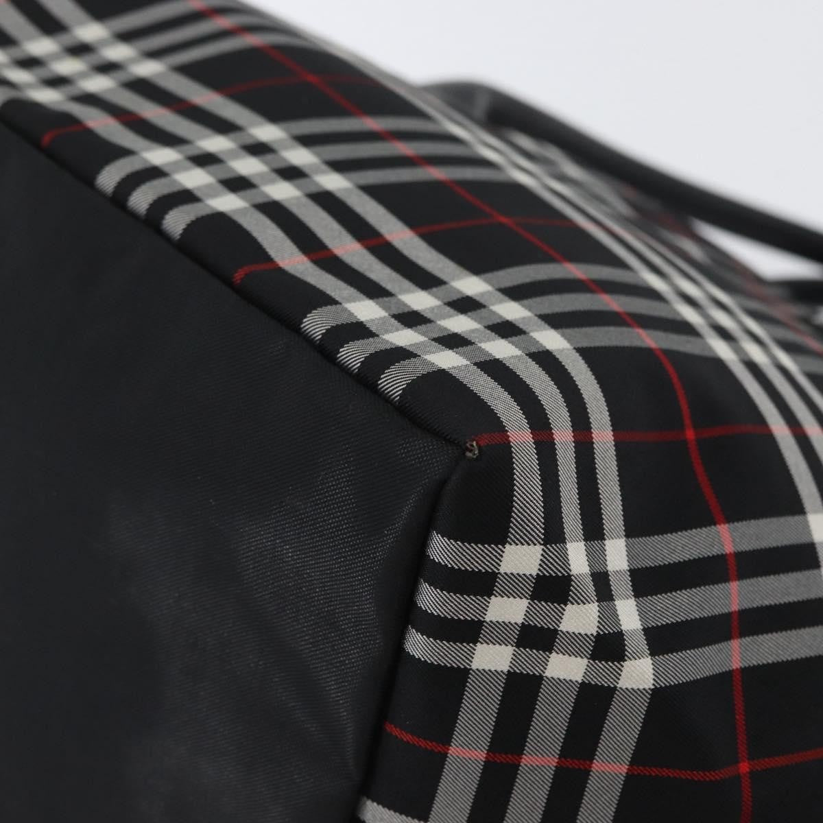 Burberry Nova Check Handbag Nylon, BLACK, NYLON, Handbag