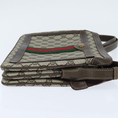 Gucci Ophidia Zip Shoulder Bag GG Coated Canvas, BEIGE, CANVAS, Shoulder bag