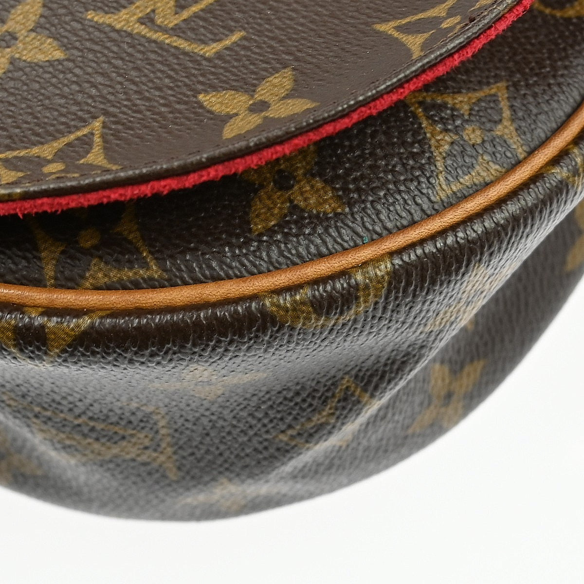 Louis Vuitton Tambourine Handbag Monogram Canvas, Brown, Canvas, Shoulder Bag