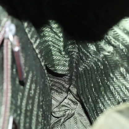 Prada Double Front Pocket Backpack Tessuto, KHAKI, NYLON, Backpack