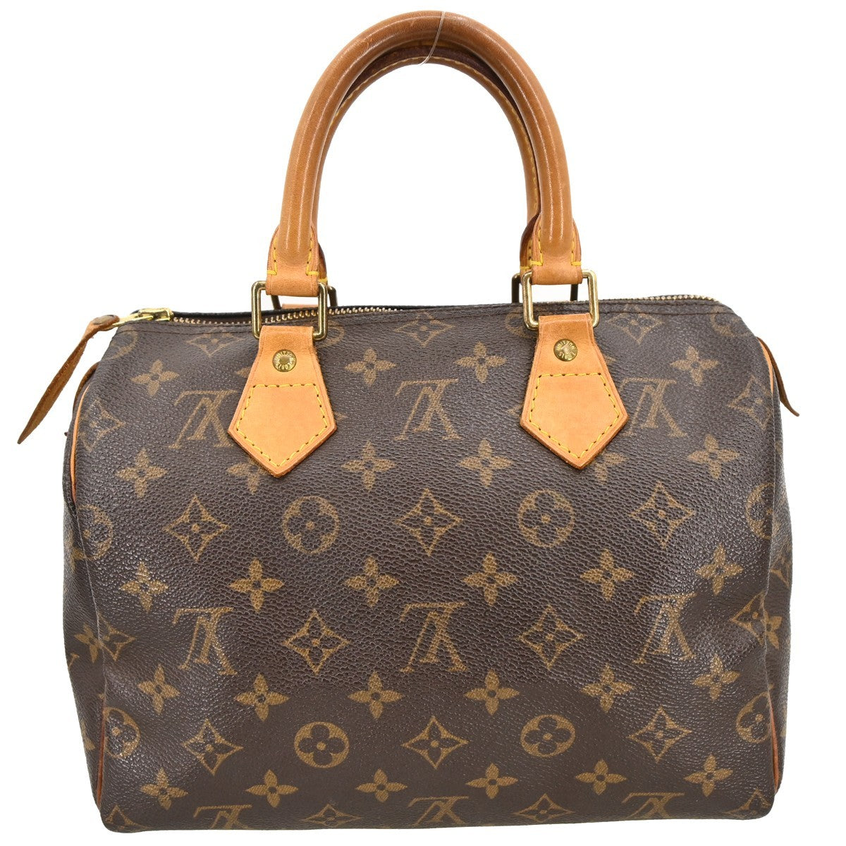 Louis Vuitton Speedy Handbag Monogram Canvas, Brown, Canvas, Handbag