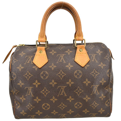 Louis Vuitton Speedy Handbag Monogram Canvas, Brown, Canvas, Handbag