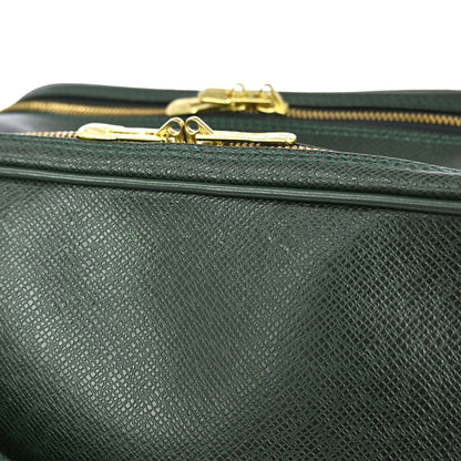 Louis Vuitton Reporter Bag Taiga Leather, GREEN, LEATHER, Shoulder bag