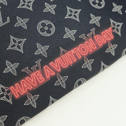 Louis Vuitton Pochette Apollo Limited Edition Upside Down Monogram Ink, Navy, Canvas, Clutch