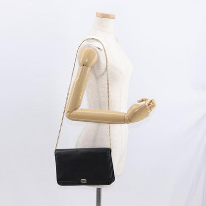 Christian Dior Vintage Shoulder Bag Leather, Black, Leather, Shoulder Bag