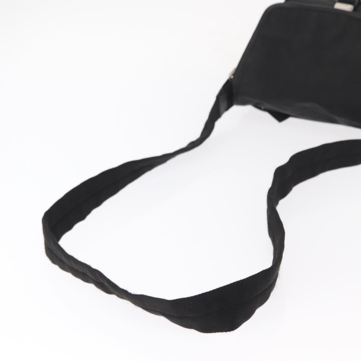 Prada Logo Flap Messenger Bag Tessuto, Black, Nylon, Shoulder Bag
