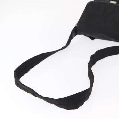 Prada Logo Flap Messenger Bag Tessuto, Black, Nylon, Shoulder Bag