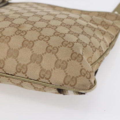 Gucci Jolicoeur Messenger Bag GG Canvas, BEIGE, CANVAS, Shoulder bag