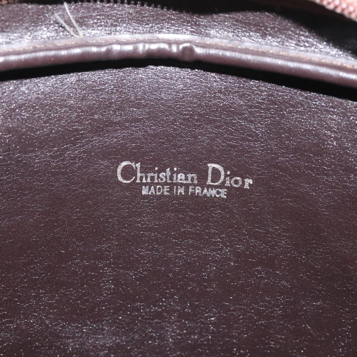 Christian Dior Vintage Trotter Shoulder Bag Canvas, BROWN, CANVAS, Shoulder bag