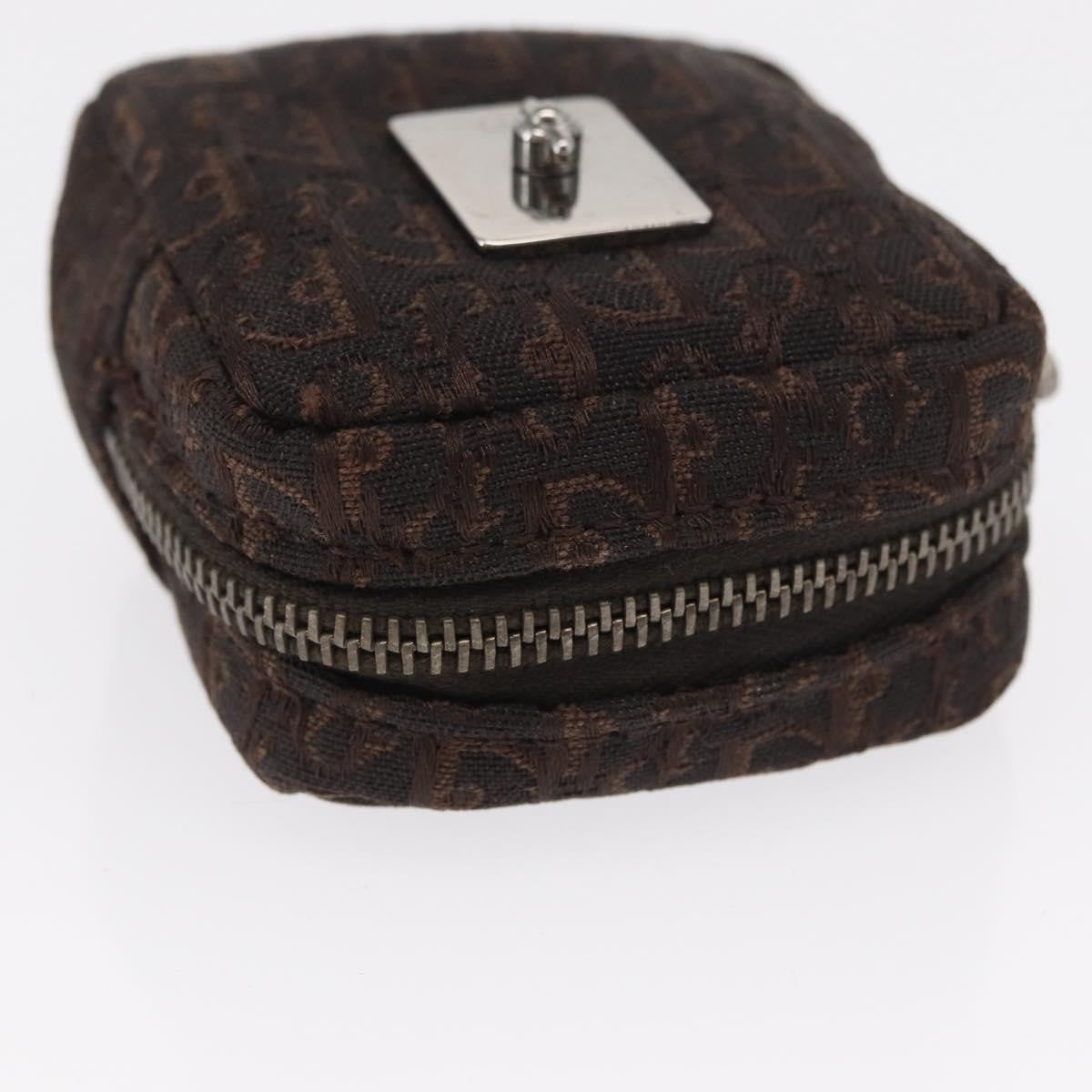 Christian Dior Vintage Trotter Pouch Canvas, BROWN, CANVAS, Clutche & pouche