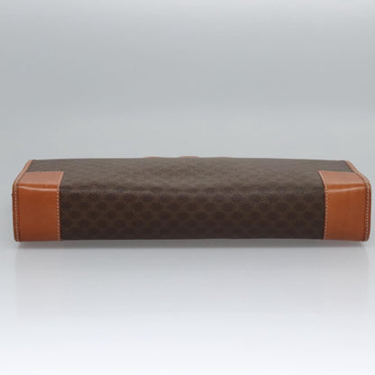 Celine Macadam Briefcase Canvas and leather, BROWN, CANVAS, Briefcase