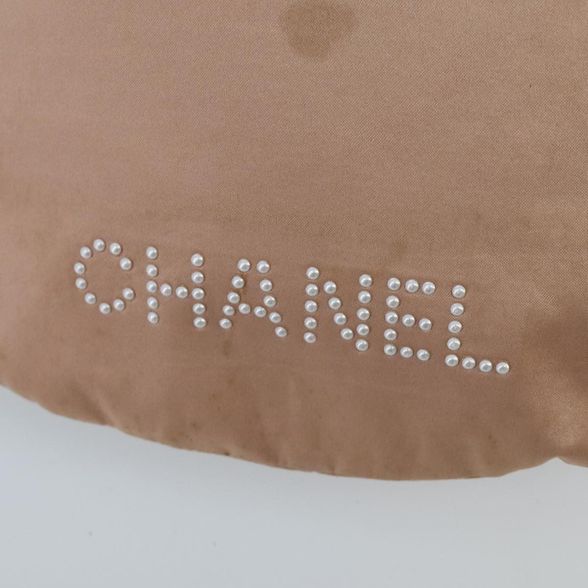 Chanel Vintage Drawstring Pouch Nylon, PINK, NYLON, Clutche & pouche