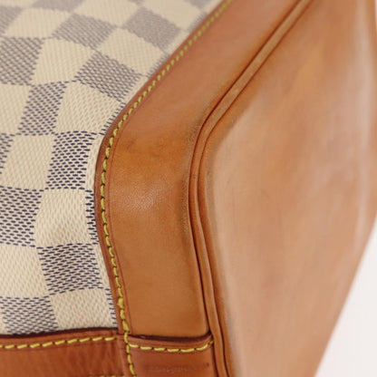 Louis Vuitton Noe Handbag Damier, WHITE, CANVAS, Handbag