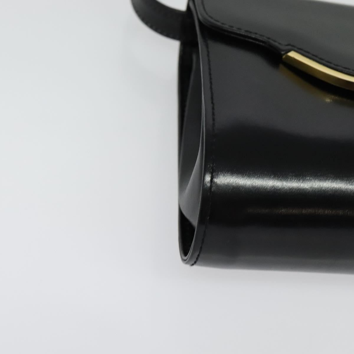 Gucci Vintage Shoulder Bag Leather, BLACK, LEATHER, Shoulder bag