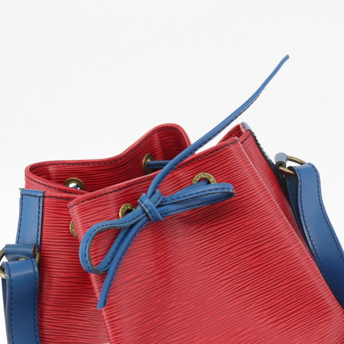 Louis Vuitton Bicolor Noe Handbag Epi Leather, Red, Leather, Shoulder Bag
