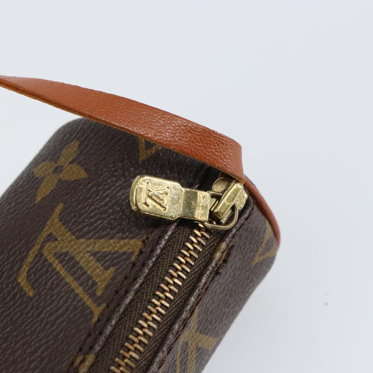 Louis Vuitton Papillon Pochette Monogram Canvas, BROWN, CANVAS, Clutche & pouche