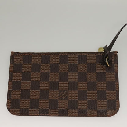 Louis Vuitton Neverfull Tote Damier, BROWN, CANVAS, Tote bag
