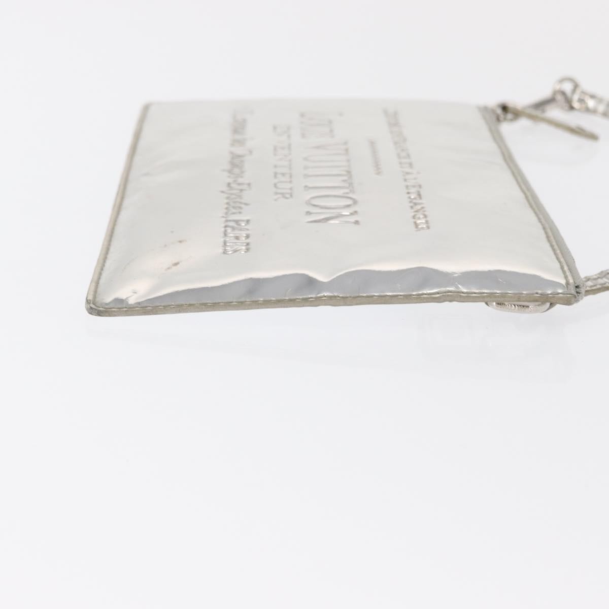 Louis Vuitton Pochette Clutch Monogram Miroir PVC, SILVER, PVC, Clutche & pouche