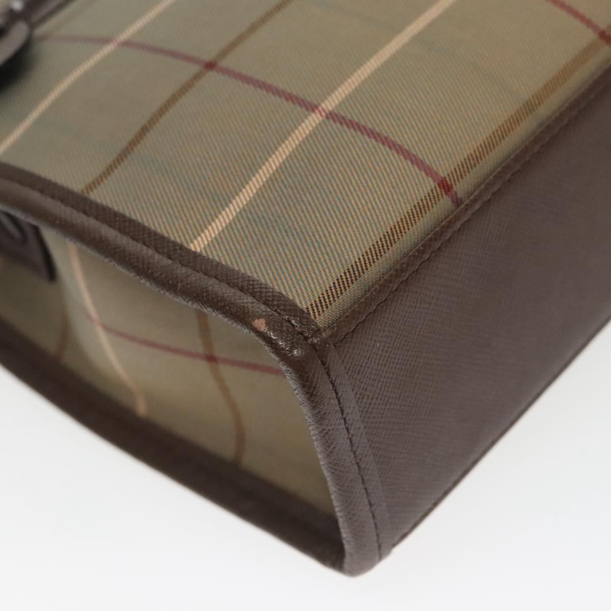 Burberry Nova check Pochette Canvas, BEIGE, CANVAS, Clutche & pouche