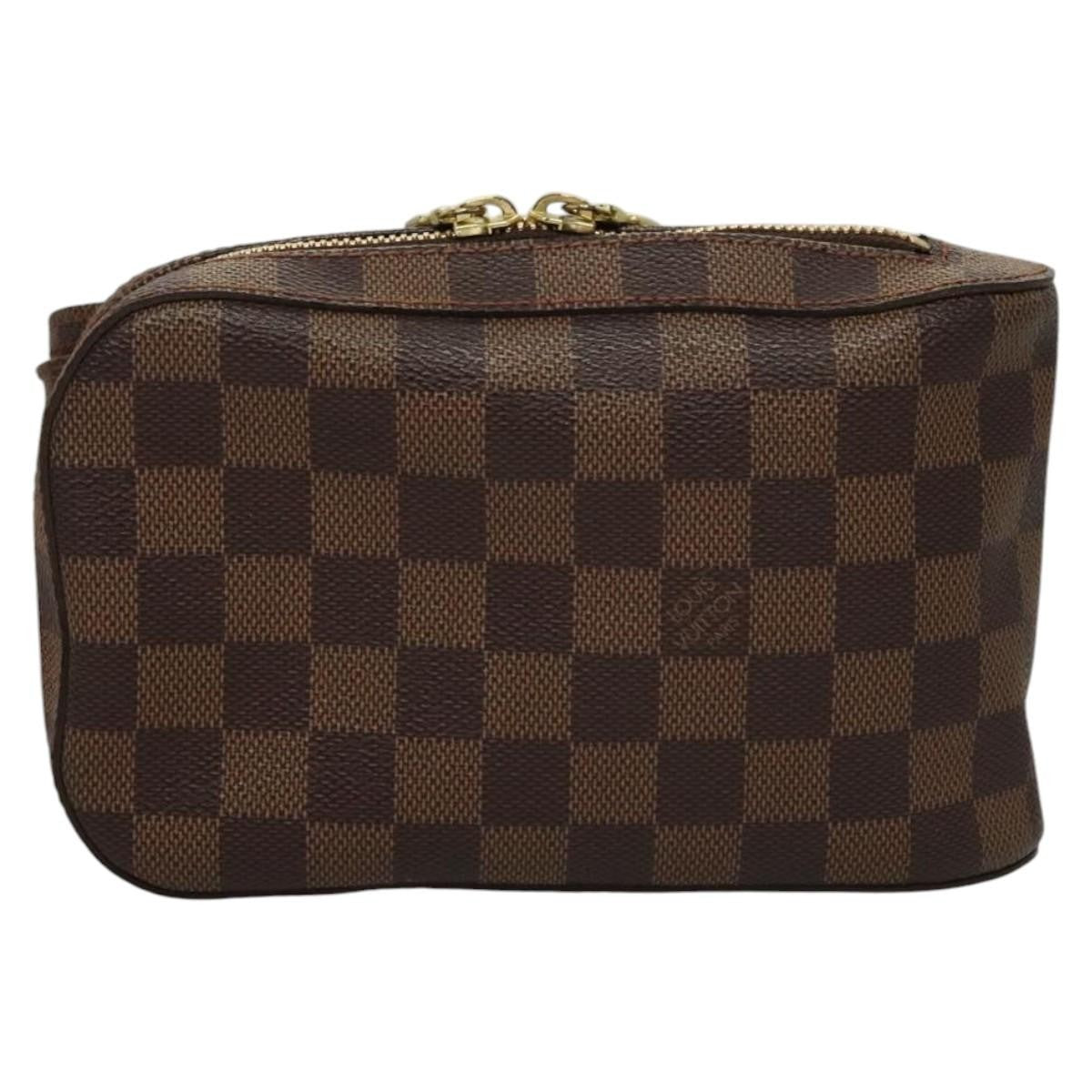 Louis Vuitton Geronimos Waist Bag Damier, BROWN, CANVAS, Shoulder bag