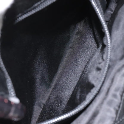 Prada Resin Handle Tote Satin, BLACK, SATIN, Tote bag