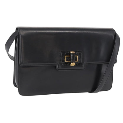 Gucci Vintage Shoulder Bag Leather, BLACK, LEATHER, Shoulder bag