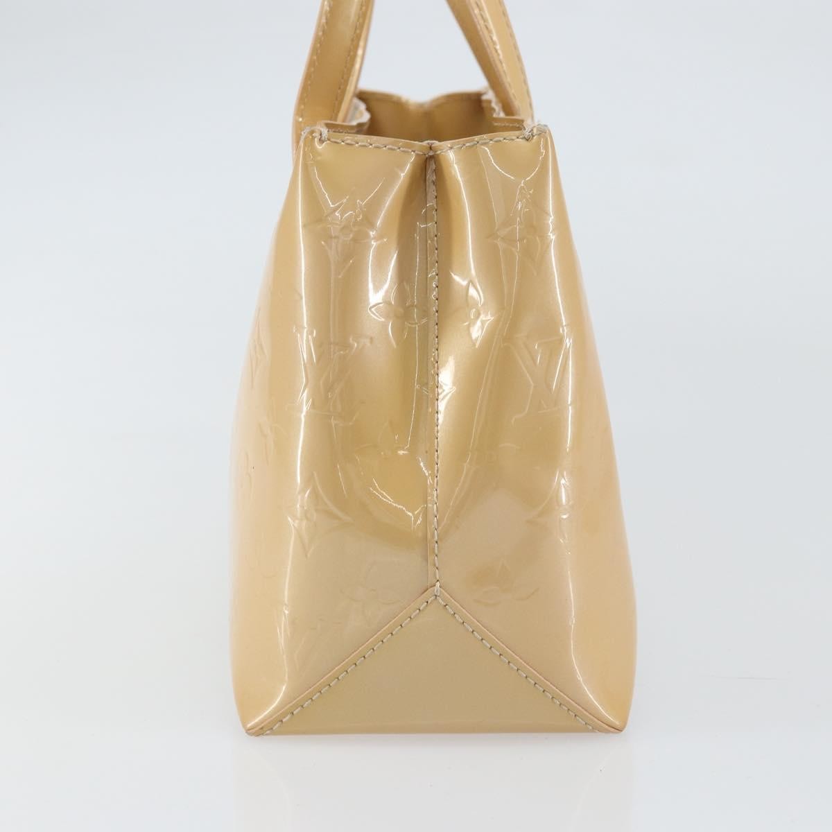 Louis Vuitton Wilshire Handbag Monogram Vernis, BEIGE, PATENT_LEATHER, Tote bag