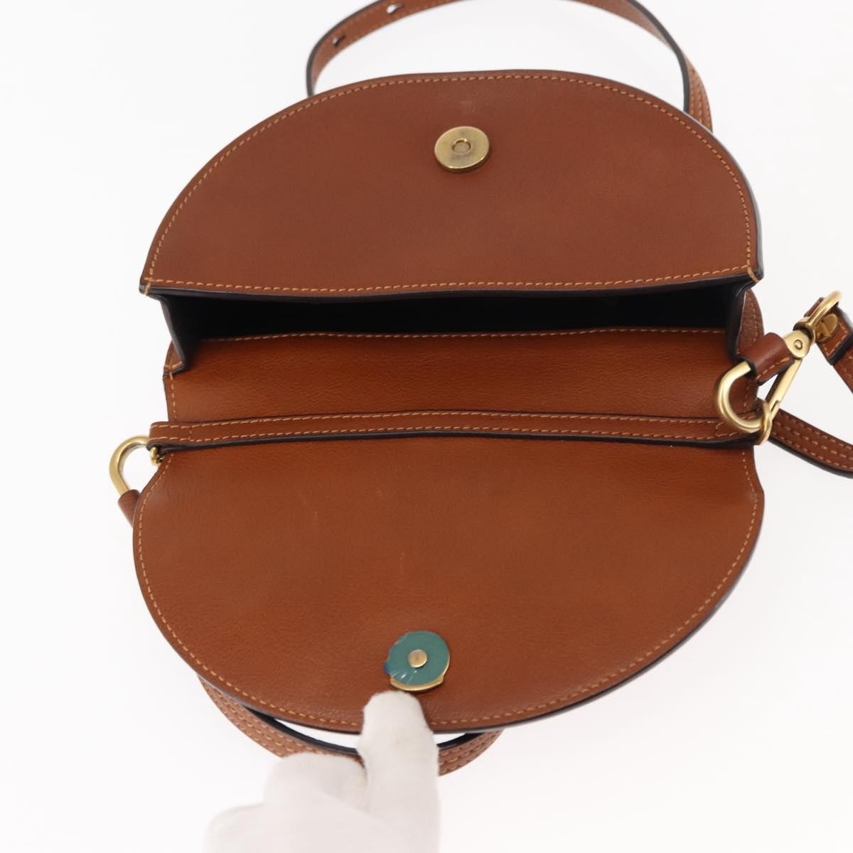 Chloe Nile Crossbody Bag Leather, BROWN, LEATHER, Crossbody bag