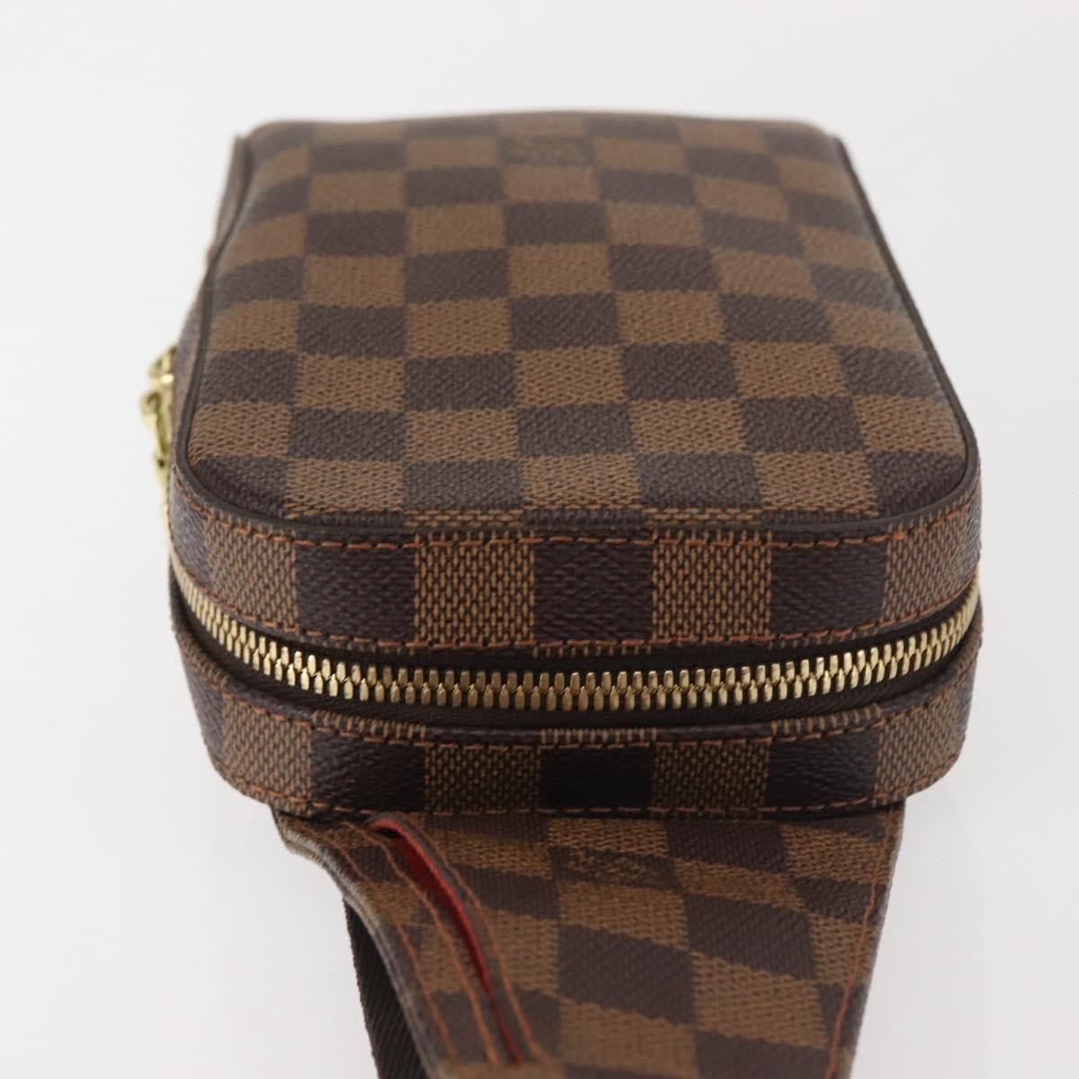 Louis Vuitton Geronimos Waist Bag Damier, BROWN, CANVAS, Shoulder bag