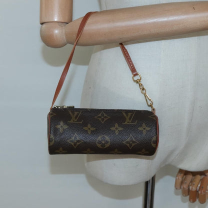 Louis Vuitton Papillon Pochette Monogram Canvas, BROWN, CANVAS, Clutche & pouche