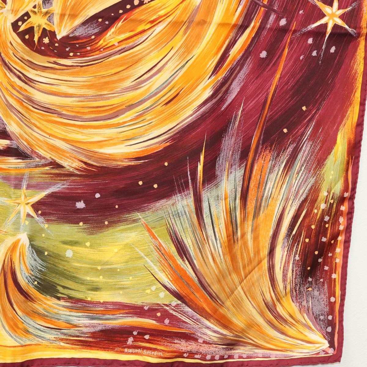 Hermes Carré 90 Silk multicolor, YELLOW, SILK, Scarve & shawl