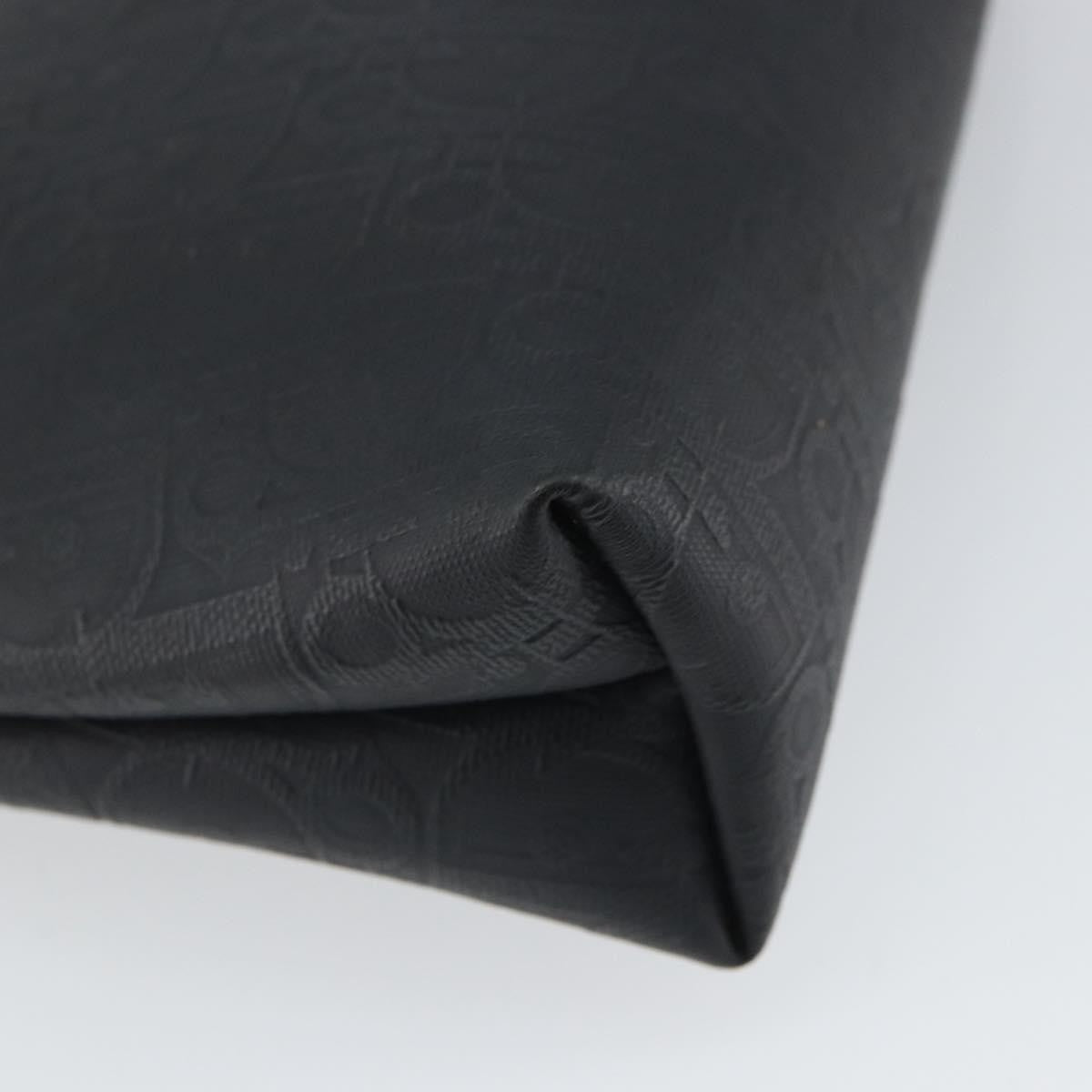 Christian Dior Trotter pouch Canvas, Black, Canvas, Clutch