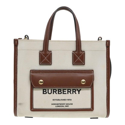 Burberry Logo Zip Wristlet Pouch Nylon, BROWN, CANVAS, Clutche & pouche