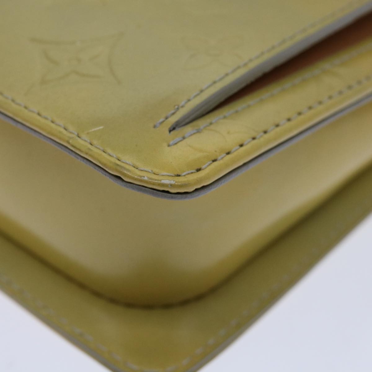 Louis Vuitton Mott Handbag Monogram Vernis, GRAY, PATENT_LEATHER, Clutche & pouche