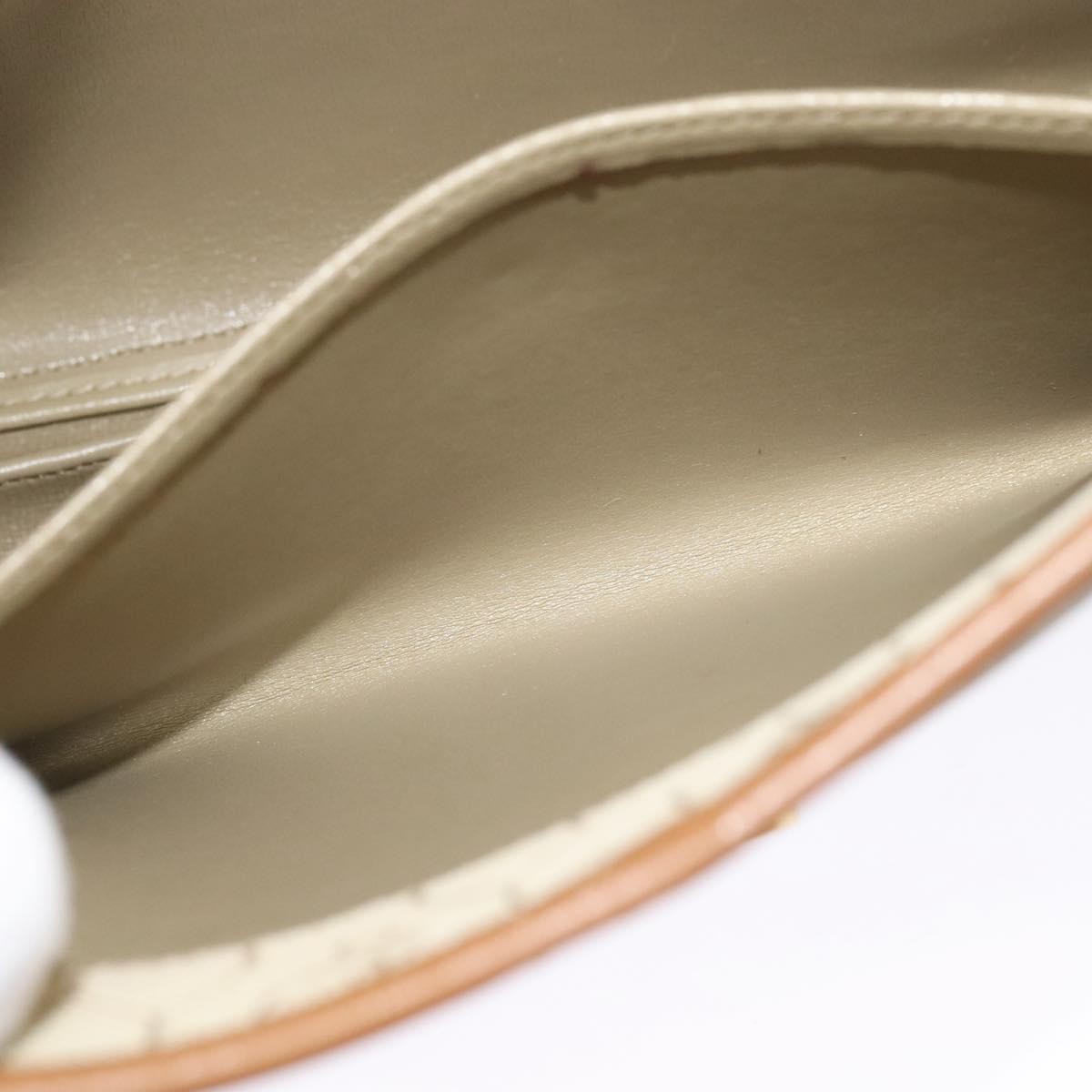 Christian Dior Vintage Honeycomb Shoulder Bag Canvas and Leather, BEIGE, CANVAS, Shoulder bag