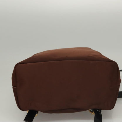 Balenciaga Vintage Backpack Nylon, BROWN, NYLON, Backpack