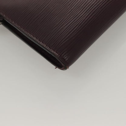 Louis Vuitton Pochette Accessoires Epi Leather, PURPLE, LEATHER, Clutche & pouche